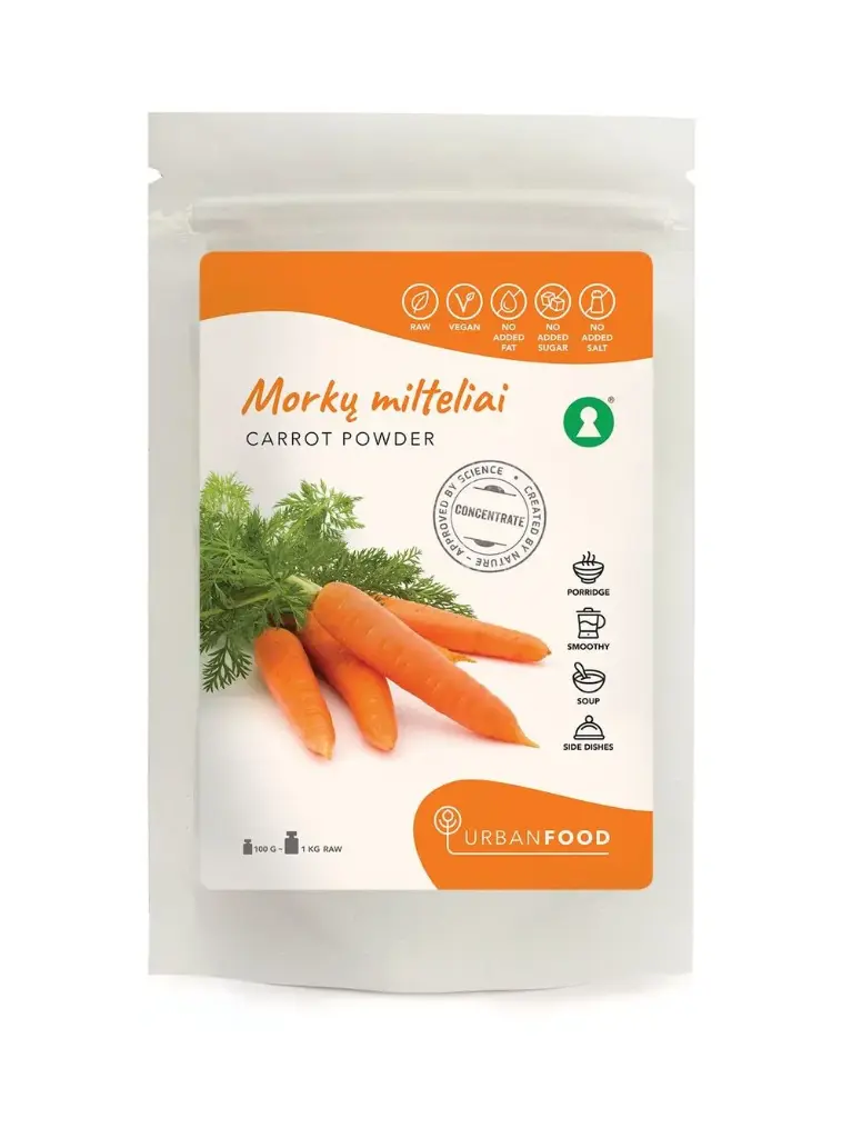 Morkų milteliai, 100g