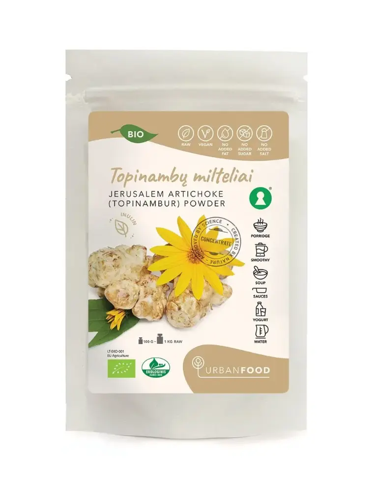 Topinambų milteliai EKO, 100g