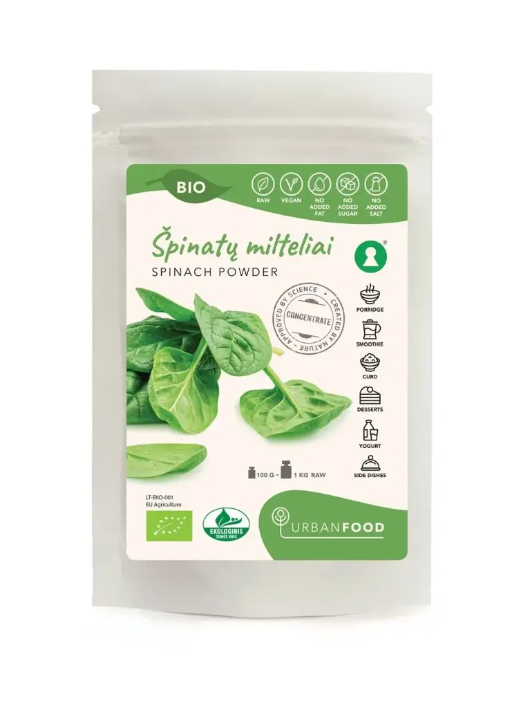 Špinatų milteliai EKO, 100g