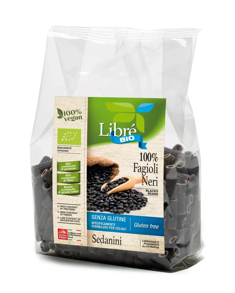 Sedanini juodosios pupelės MAKARONAI, 250g