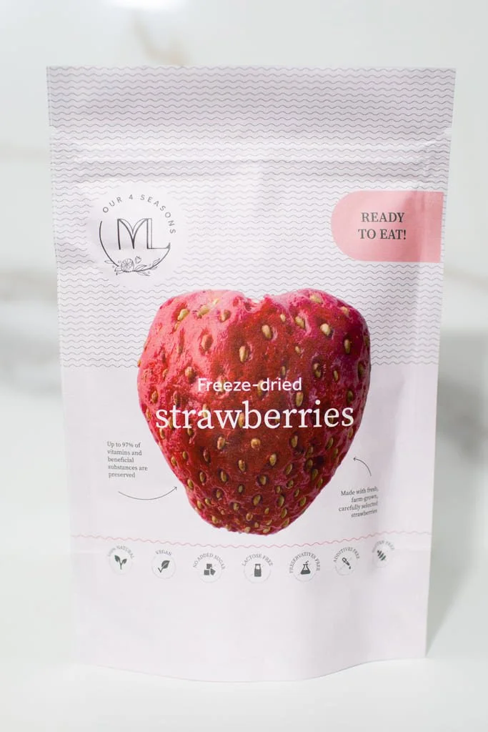 Liofilizuotos braškės, 23g