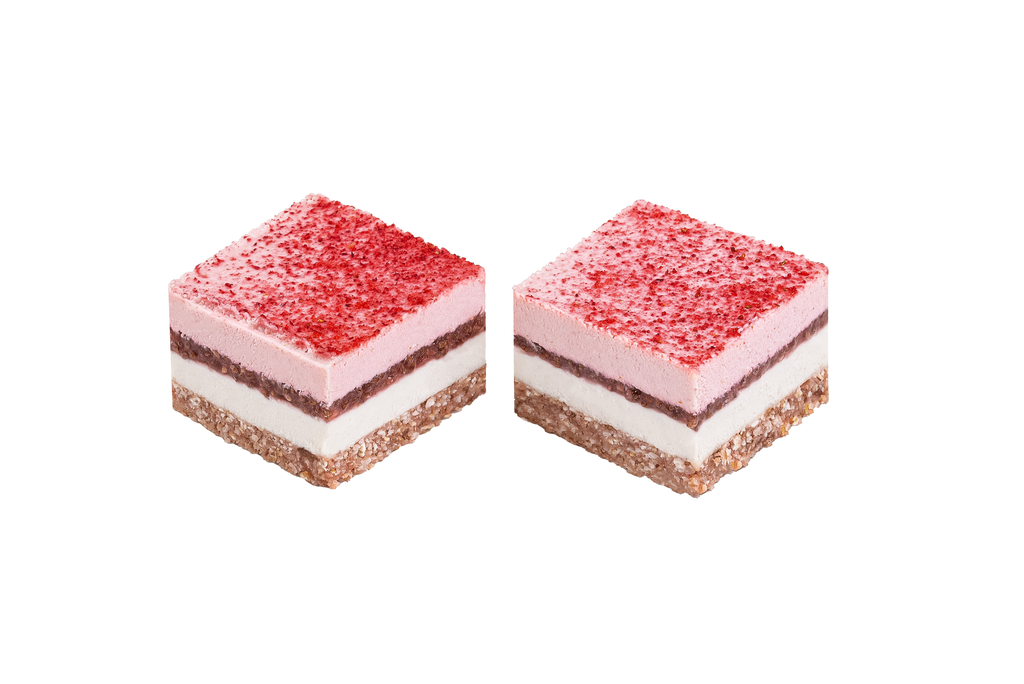 Braškių ir chia pyragėliai, 2vnt, 120g