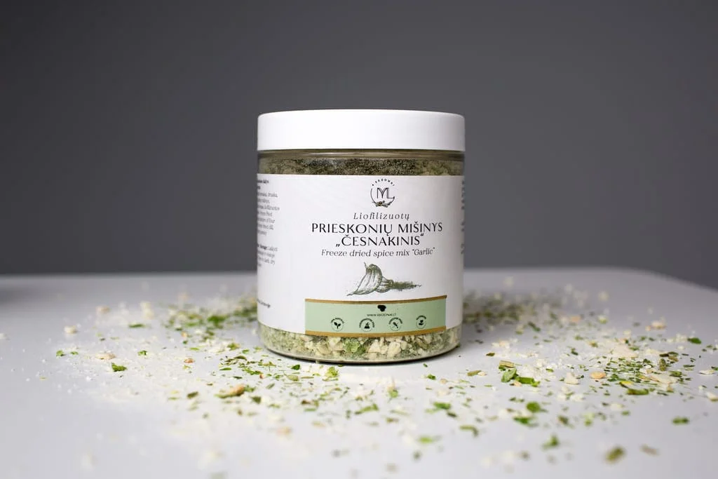 Liofilizuotų prieskonių mišinys “ČESNAKINIS”, 120g