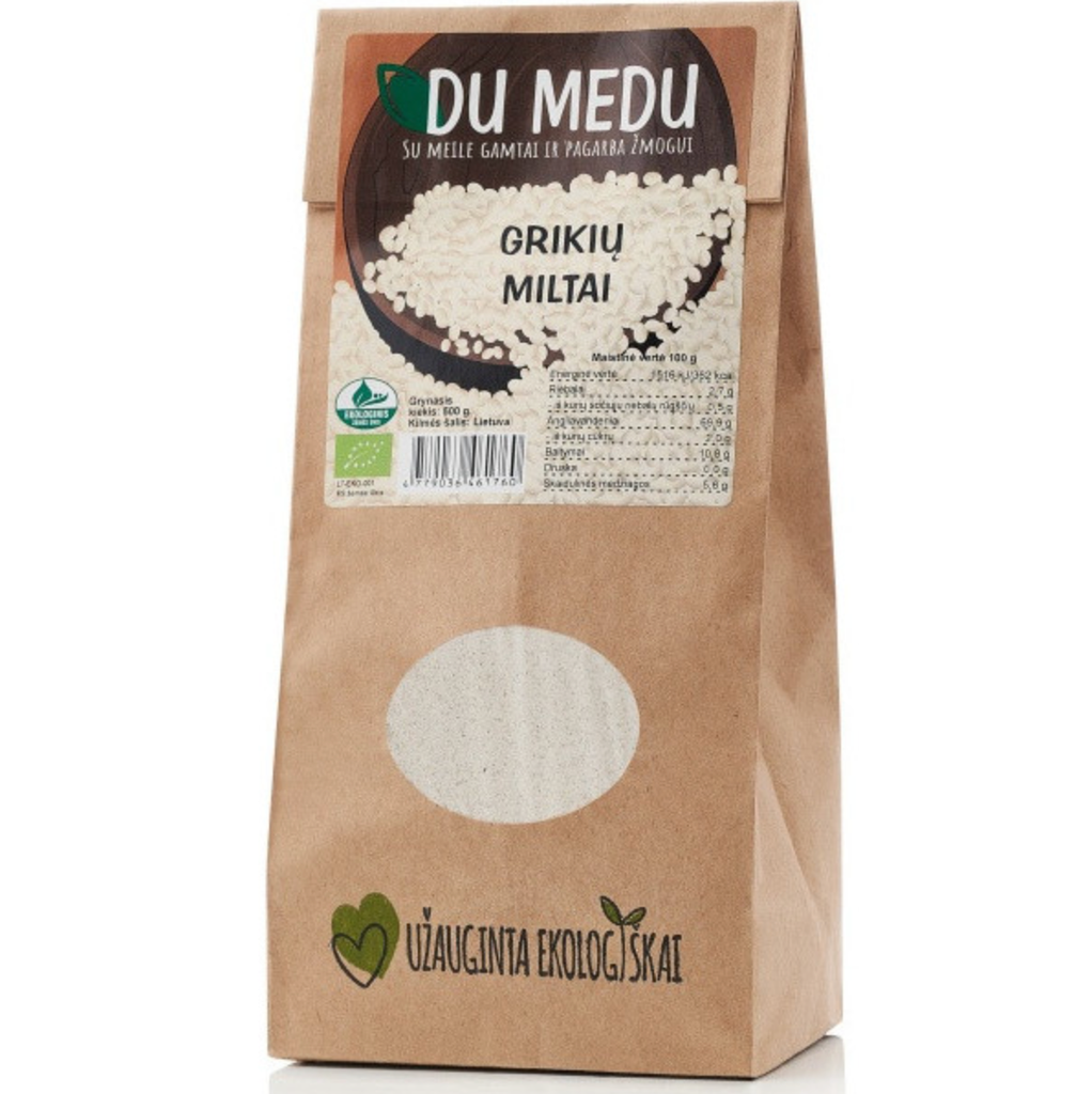 Ekologiški Grikių Miltai 500g