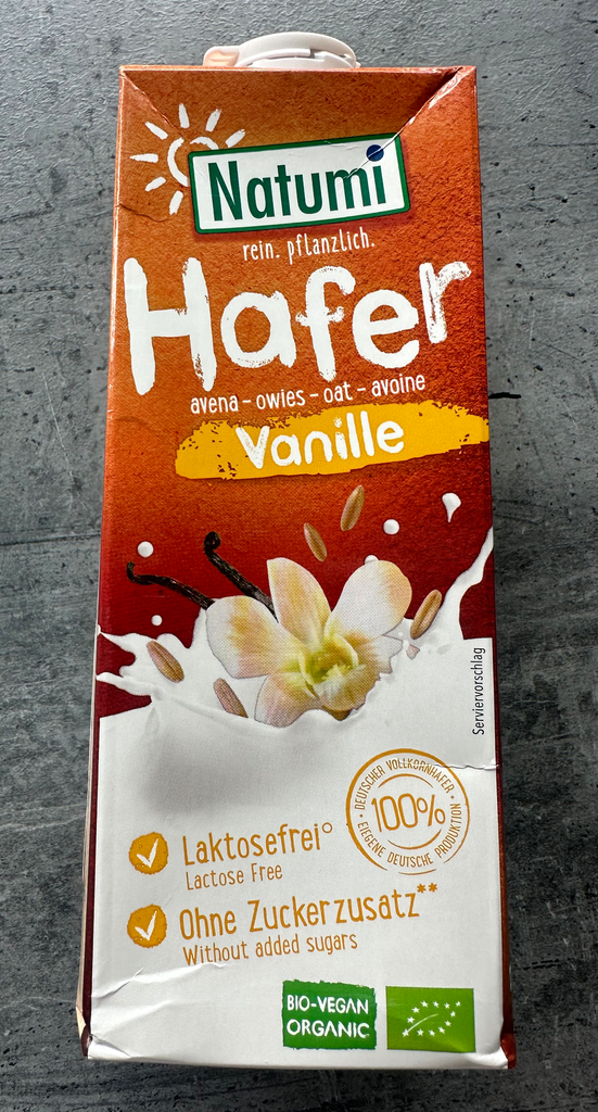 Ekologiškas avižų gėrimas su vanile NATUMI 1L