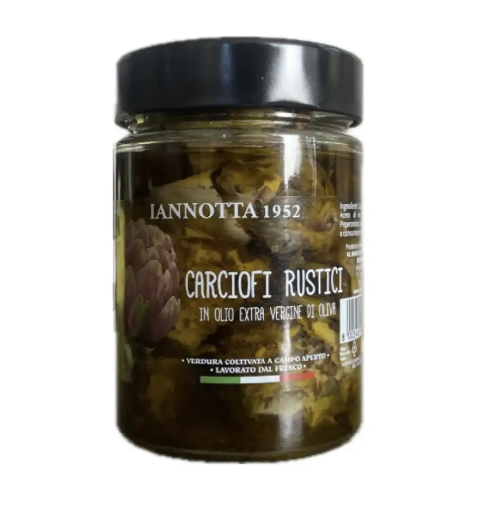 Marinuoti artišokai ypač. tyrame alyvuogių aliejuje BIO, 320g Carciofi rustici 320gr