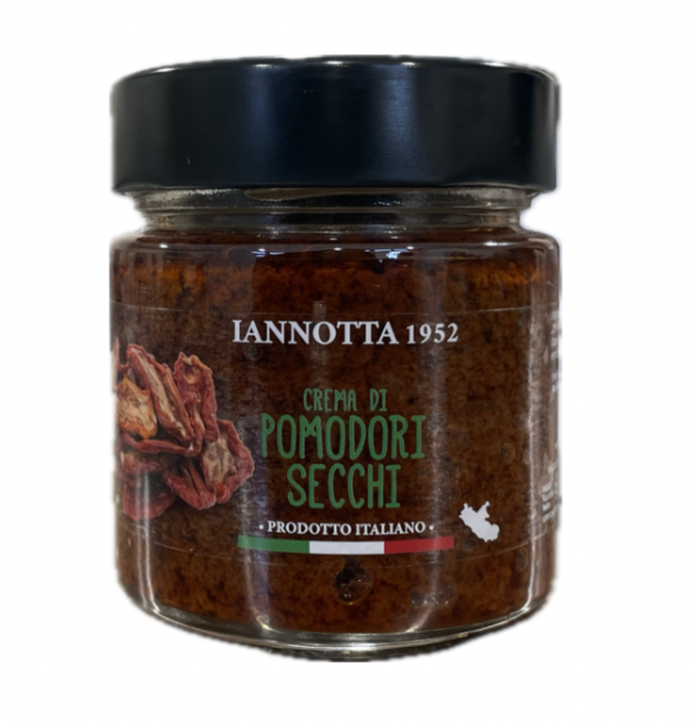 Saulėje džiovintų pomidorų užtepėlė 200g                               Crema di Pomodori secchi 200gr