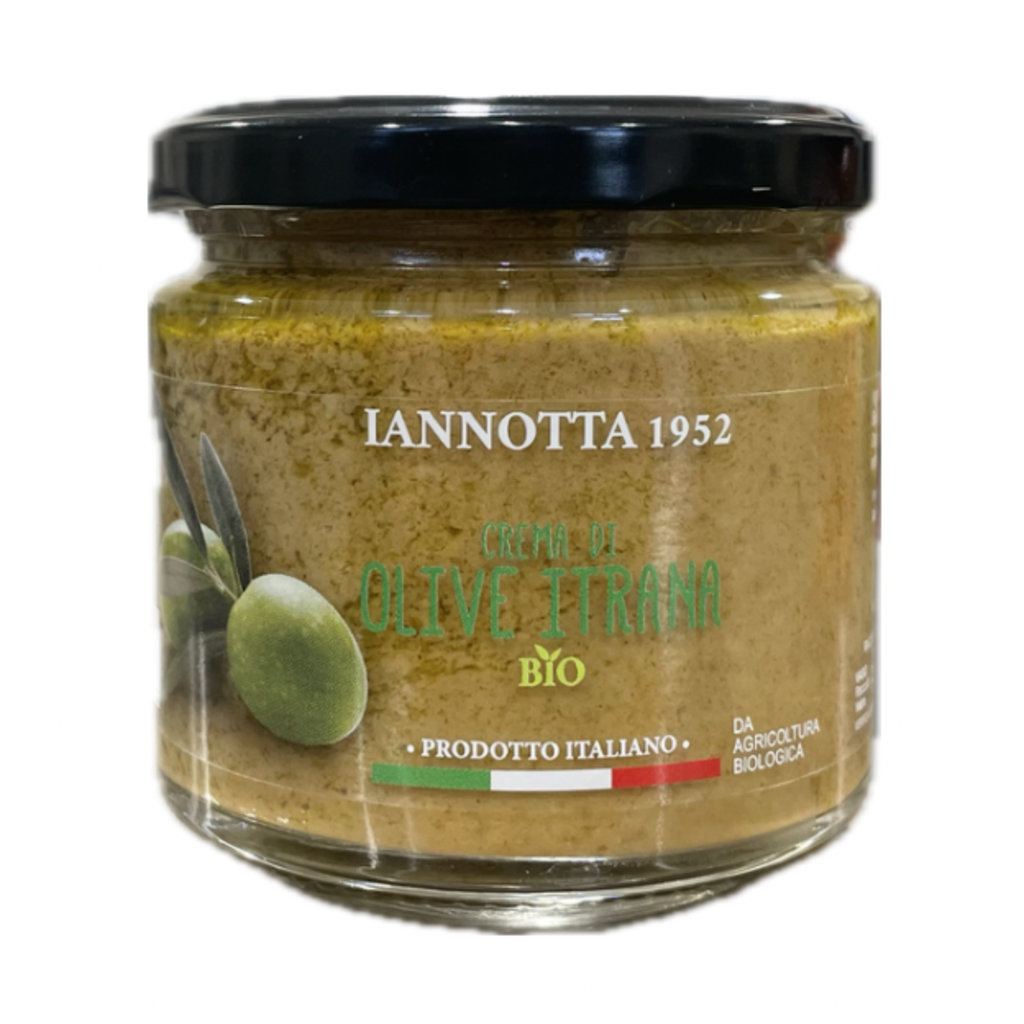 Itrana ekologiška žaliųjų alyvuogių užtepėlė 200g              Crema di Oliva Verde Itrana da Agricoltura biologica 200gr