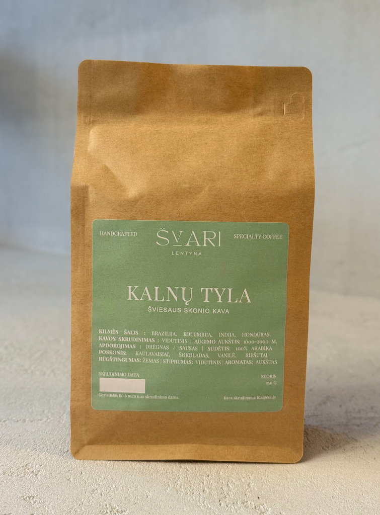NAUJIENA! Rūšinė kava "Švari Lentyna" (malta kava) 250g 