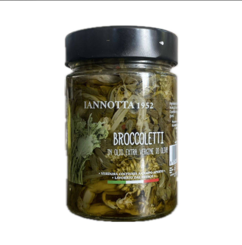 Brokoliai tyrame aliejuje 320g                                            Broccoletti sott'olio 320gr